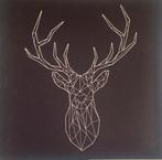 Ikea hertenkop op canvas, Ophalen of Verzenden, Zo goed als nieuw