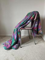 Vintage slaapzak, 69x199cm. 90s 80s print retro boho camping, Verzenden, Gebruikt