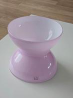 Vintage grote diabolo  design vaas Anne Nilsson opaal glas, Ophalen, Overige kleuren, Minder dan 50 cm, Glas