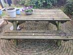 Gratis picknicktafel, Tuin en Terras, Gebruikt, Rechthoekig, Hout, Ophalen