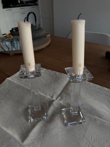 Vintage Villeroy & Boch Glazen Kandelaars beschikbaar voor biedingen