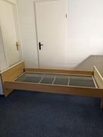 nog mooi stevig beukenkleurig bed met spiraalbodem, Ophalen, Gebruikt, 90 cm, Eenpersoons