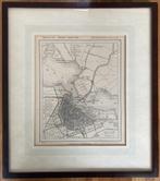 Kuyperkaart van Amsterdam uit 1866 in lijst, Ophalen of Verzenden