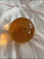 Oranje glazen bol, Antiek en Kunst, Antiek | Glas en Kristal, Ophalen of Verzenden