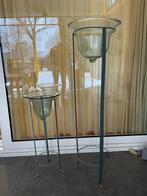 Vazen op standaard, twee stuks, Ophalen, Overige kleuren, 75 cm of meer, Glas