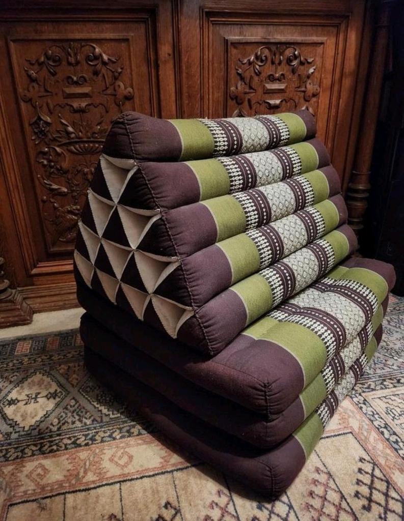 Thai Triangle Cushion Mattress Foldable XL Kapok Pillow, Ophalen, Gebruikt, Overige vormen