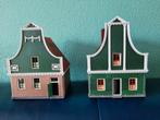 2 Zaanse huisjes van Faller of Pola, Hobby en Vrije tijd, Ophalen of Verzenden, Gelijkstroom of Wisselstroom, Brug, Tunnel of Gebouw