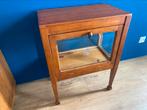 Mooie houten kast met glas en deurtje / buikkastje, Huis en Inrichting, Kasten | Overige, Ophalen of Verzenden, Gebruikt