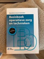 Basisboek operatieve zorg en technieken, Ophalen of Verzenden, Beta, Zo goed als nieuw, HBO