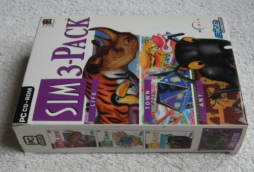 van EA en Dice 1999 - 3-pack SIM Simulation LIFE TOWN ANT 3, Spelcomputers en Games, Games | Pc, Zo goed als nieuw, Simulatie