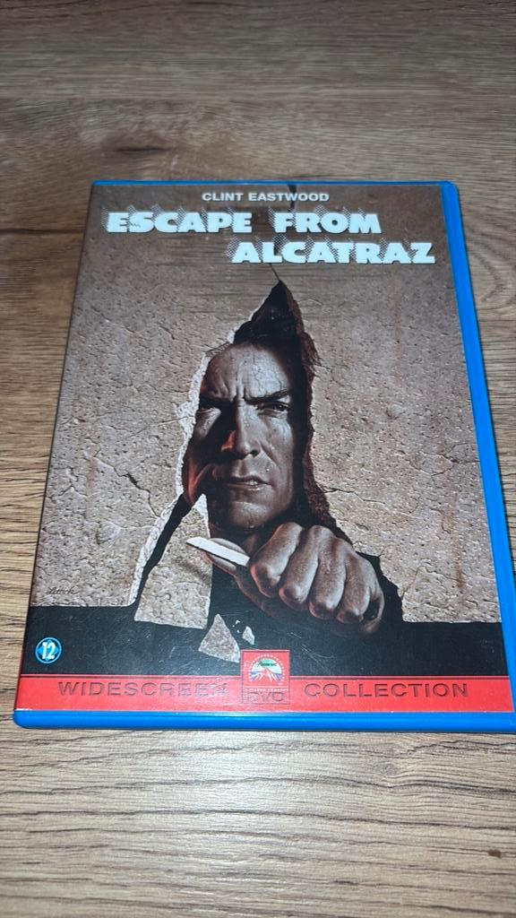 Escape fron Alcatraz met Clint Eastwood., Cd's en Dvd's, Dvd's | Thrillers en Misdaad, Zo goed als nieuw, Actiethriller, Vanaf 16 jaar
