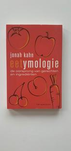 Jonah Kahn - Eetymologie - de oorsprong van voedsel, Ophalen of Verzenden, Nieuw, Jonah Kahn
