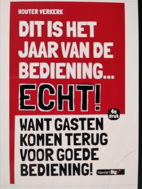 Wouter Verkerk - Dit is het jaar van de bediening... echt!, Boeken, Essays, Columns en Interviews, Zo goed als nieuw, Ophalen of Verzenden