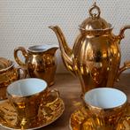 Vintage Goud Verguld Mokka Servies Compleet, Koffie Servies, Ophalen of Verzenden