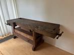 Authentieke houten werkbank van J. Nooitgedagt IJlst vintage, Ophalen, Gebruikt
