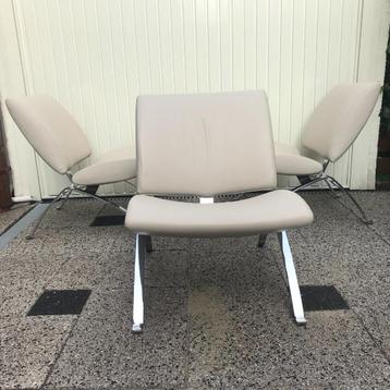 3 IZGS Artifort Dodo F395 leer fauteuil stoel lounge beschikbaar voor biedingen