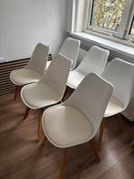 Eettafel stoel, Huis en Inrichting, Stoelen, Gebruikt, Wit, Ophalen of Verzenden, Vijf, Zes of meer stoelen