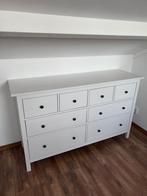 Ikea Hemnes ladekast 8 lades, wit gebeitst, Huis en Inrichting, Kasten | Ladekasten, Ophalen, Metaal, 5 laden of meer, 150 tot 200 cm