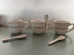 Voor de ware koffieliefhebber: Riviera Maison espressokopjes, Gebruikt, Keramiek, Ophalen of Verzenden, Overige stijlen