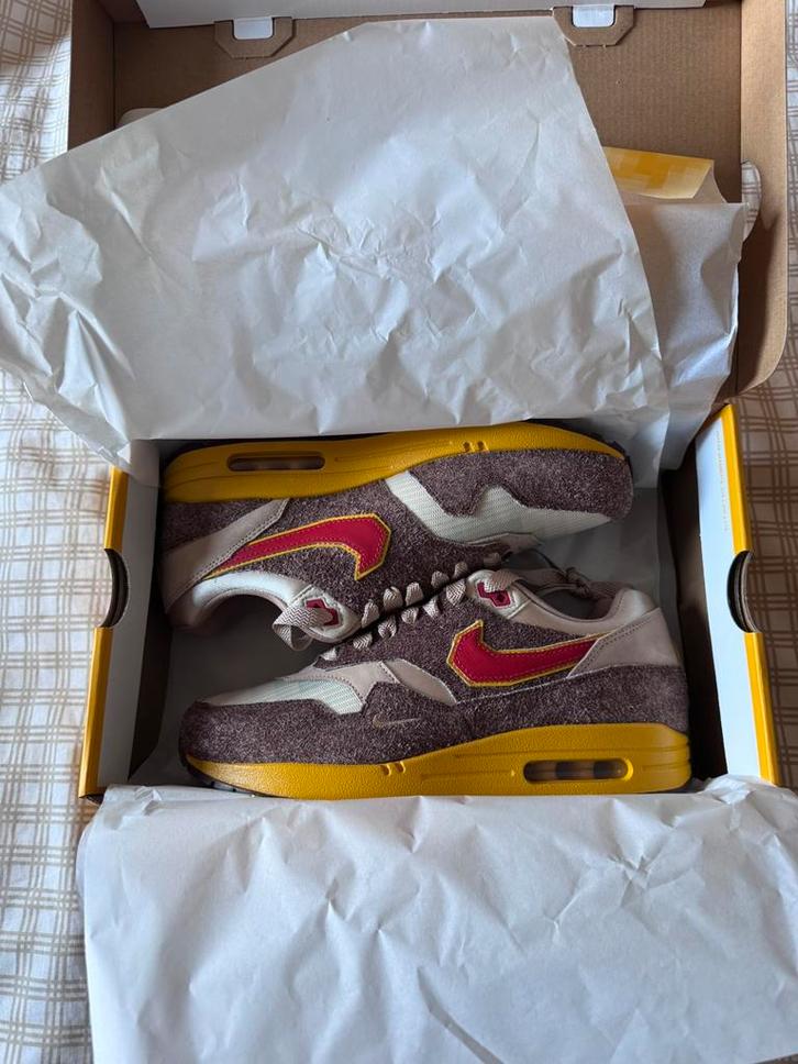 Nike Air Max 1 Low Poly Big Head Origins Aankoopbewijs, Kleding | Heren, Schoenen, Zo goed als nieuw, Overige kleuren, Ophalen