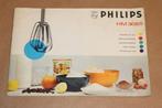 Oude handleiding Philips handmixer - Ca 1965, Ophalen of Verzenden, Gelezen, Bouwkunde