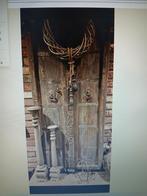 Authentiek Indiaas Houten Luik, Doe-het-zelf en Verbouw, Deuren en Horren, Ophalen, Gebruikt, Minder dan 80 cm, Overige typen