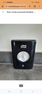 Hygiëne zakjes dispenser, Tork, kleur zwart, Ophalen of Verzenden, Gebruikt