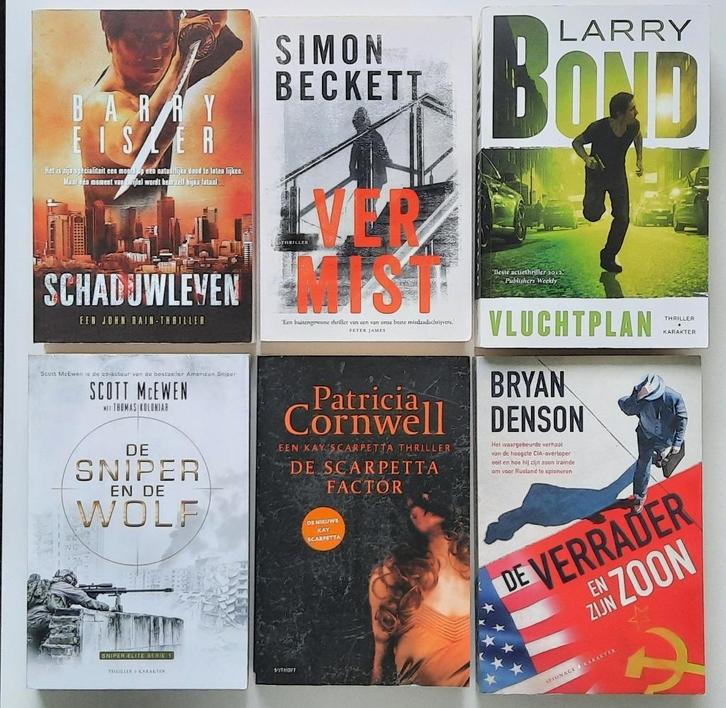 Diverse leuke thrillers, Boeken, Thrillers, Zo goed als nieuw, Ophalen of Verzenden