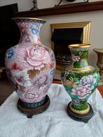 Cloisonné Vazen - Set van 2, Antiek en Kunst, Ophalen