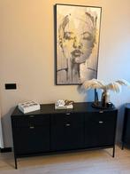 Hotel chique dressoir zwart, Minder dan 50 cm, Ophalen of Verzenden, 25 tot 50 cm, Met deur(en)