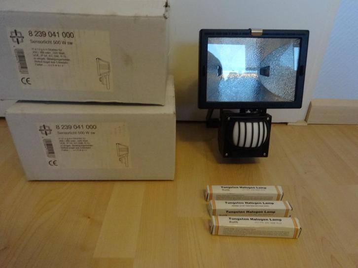 Meyer Sensorlicht 500W incl bewegingsmelder (NIEUW), Huis en Inrichting, Lampen | Wandlampen, Nieuw, Metaal, Ophalen of Verzenden