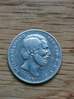 Mooie halve gulden 1862 Willem IIl, Postzegels en Munten, Munten | Nederland, Ophalen of Verzenden