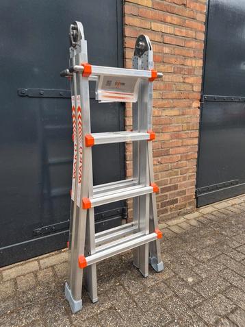 WAKU/4x4/TELESCOPISCHE TRAP/LADDER/TRAP/VOUWLADDER  beschikbaar voor biedingen