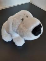 Knuffel hond wit 20 cm, Ophalen of Verzenden, Nieuw, Hond