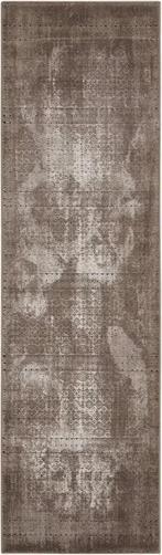 NIEUW! Vloerkleed Nourison Karma Ash KRM01 69x229cm €34.99, Overige kleuren, Rechthoekig, Nieuw, 200 cm of meer