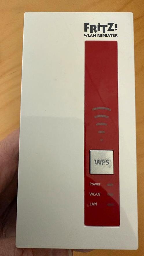 AVM Fritz WLAN Repeater 1750E, Computers en Software, WiFi-versterkers, Zo goed als nieuw, Ophalen of Verzenden