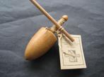Antieke houten Spinning Tol, Verzenden