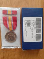 medal US National Defence €15,-, Ophalen of Verzenden, Landmacht, Amerika, Lintje, Medaille of Wings