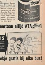 Retro reclame 1959 Ata Persil product Annie Schmidt boekje, Verzenden, Overige typen