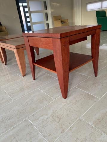 3 tafels, kersen,  handgemaakt beschikbaar voor biedingen