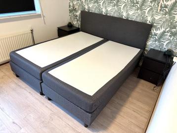 Boxspring 180 x 200 - Stof Antraciet / Donker Grijs beschikbaar voor biedingen