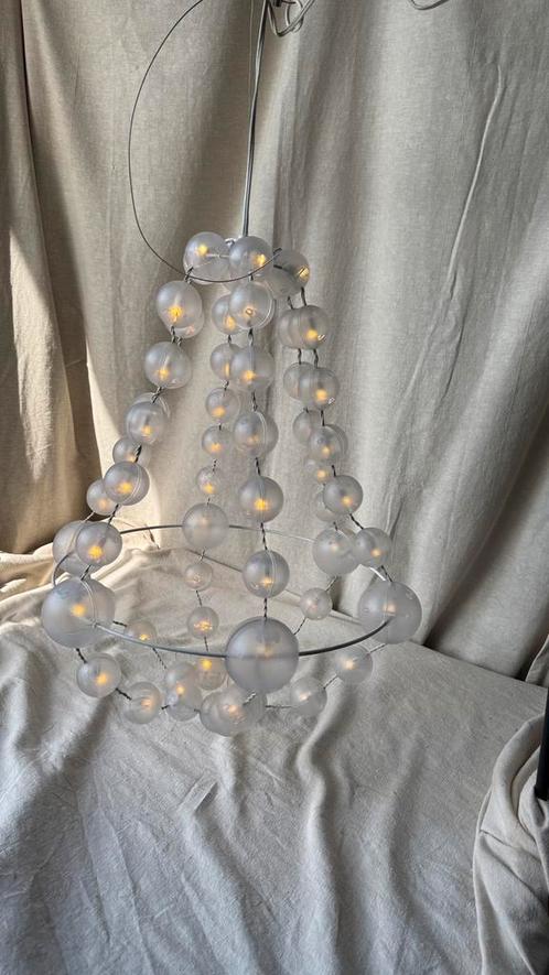 Ikea glänsa led kroonluchter, Huis en Inrichting, Lampen | Kroonluchters, Gebruikt, Kunststof, Ophalen