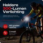 Fietsverlichting USB oplaadbaar - Voorlicht & Achterlicht, Verlichtingsset, Verzenden, Nieuw, Oplaadbaar