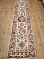 Handgeknoopt oosters tapijt loper kazak 299x82, Info@SlatsAntiek.nl, Crème, Perzisch, Vof Slats Antiek