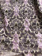 Nieuwe Chivasso fluweel stof - Lila/Bruin, Hobby en Vrije tijd, Stoffen en Lappen, Ophalen of Verzenden, Nieuw, Bruin