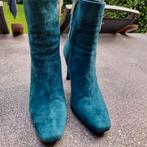 Mooie Aqua blauwe half hoge laarsjes mt 38, Notre-V, Ophalen of Verzenden, Zo goed als nieuw, Blauw