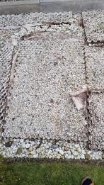 Grindplaten inclusief worteldoek, Tuin en Terras, Grind, Keien en Split, Ophalen, Overige materialen, Gebruikt, Wit
