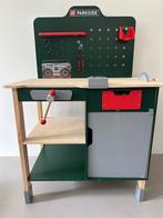 Parkside Houten Speelgoed Werkbank inclusief accessoires, Ophalen of Verzenden, Gebruikt, Overige typen, Met geluid