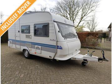 Hobby Excellent Easy 400 SF mover, fietsenrek, luifel beschikbaar voor biedingen