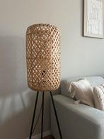 Staande lamp bamboe, Huis en Inrichting, Lampen | Vloerlampen, Ophalen of Verzenden, Zo goed als nieuw